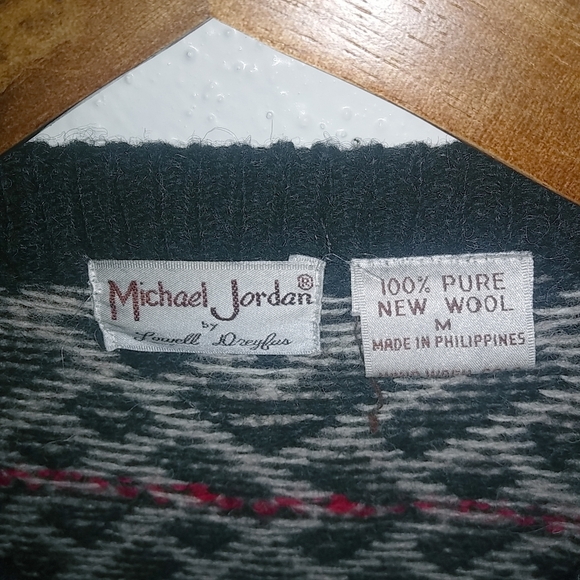 Michael Jordan M Mens Vintage Wool Pullover Sweater - Picture 6 of 7